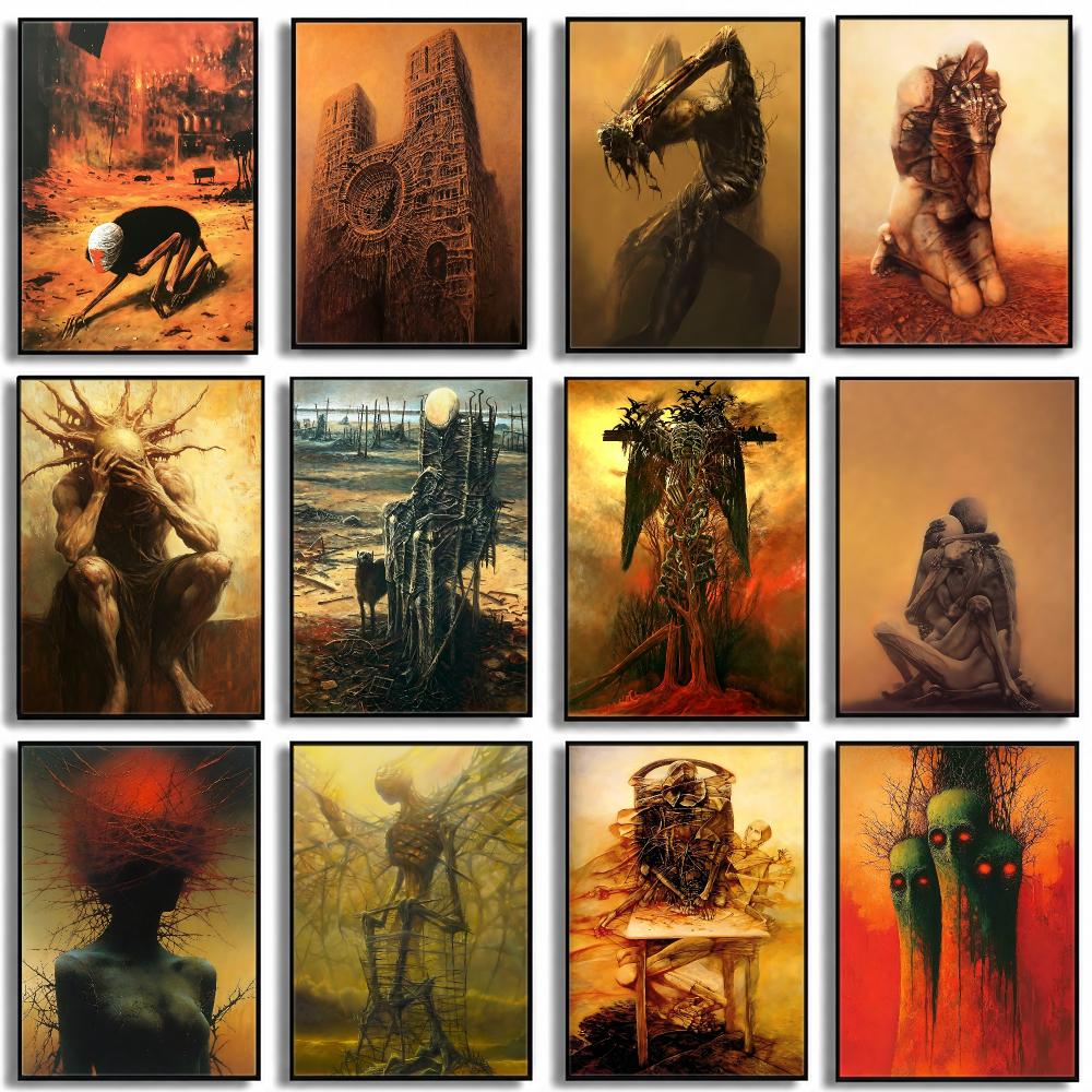Luxury Lifestyle Wallpaper - actor Zdzislaw Beksinski Poster HD Poster
