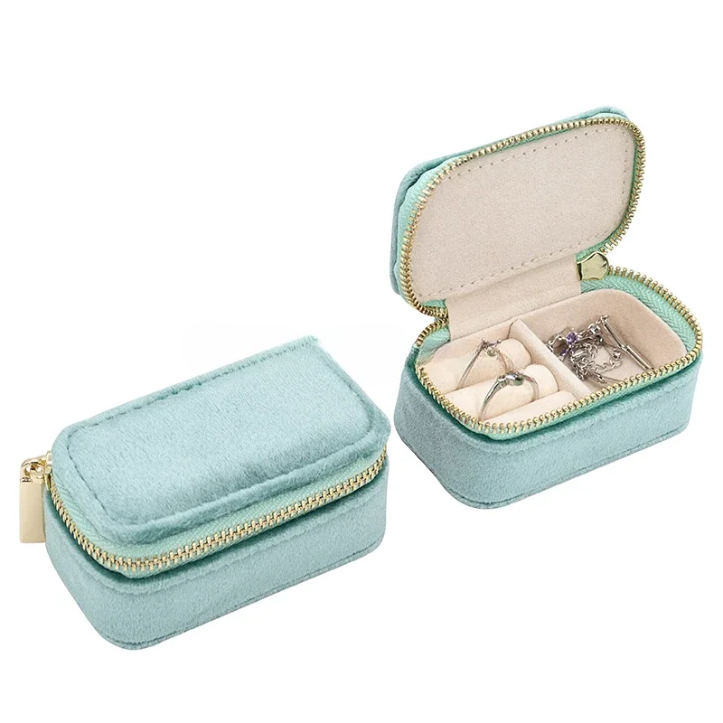 Mini Travel Jewelry Box, Ring  - Velvet Jewelry Box ulasan dan harga