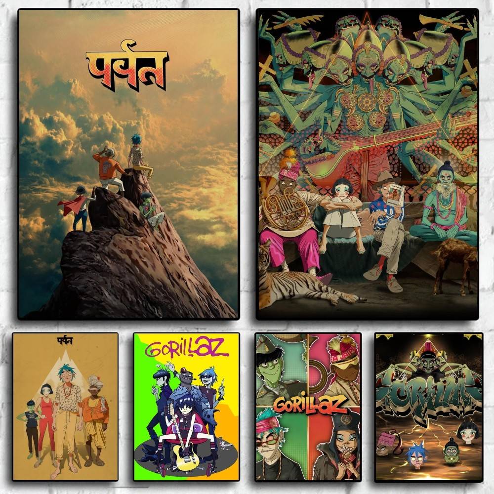 band G-gorillaz The Mountain   - Luxury Lifestyle Wallpaper ulasan dan harga