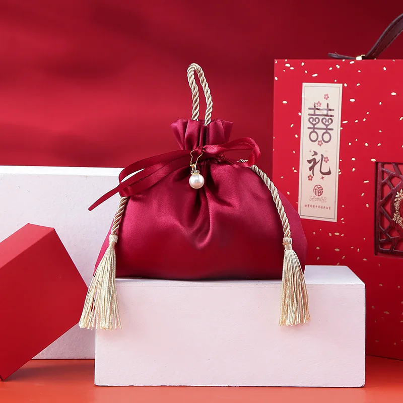 10PCS Luxury Packing Drawstrin - Velvet Jewelry Box ulasan dan harga