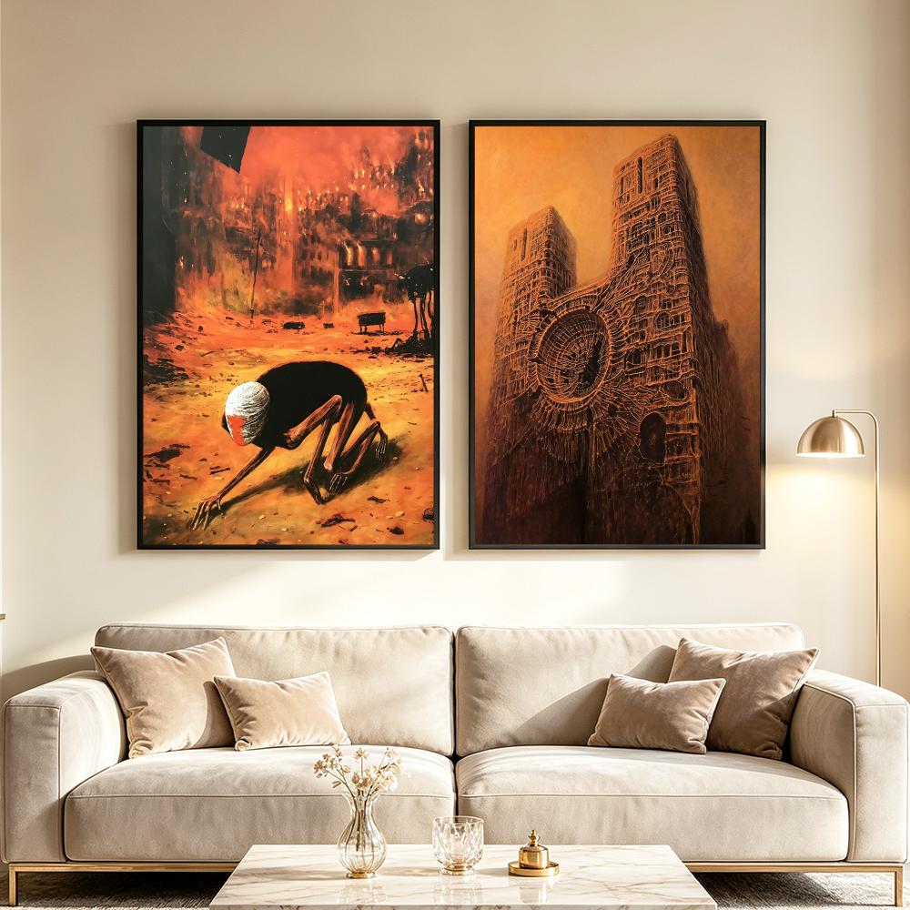 actor Zdzislaw Beksinski Poste - Luxury Lifestyle Wallpaper ulasan dan harga